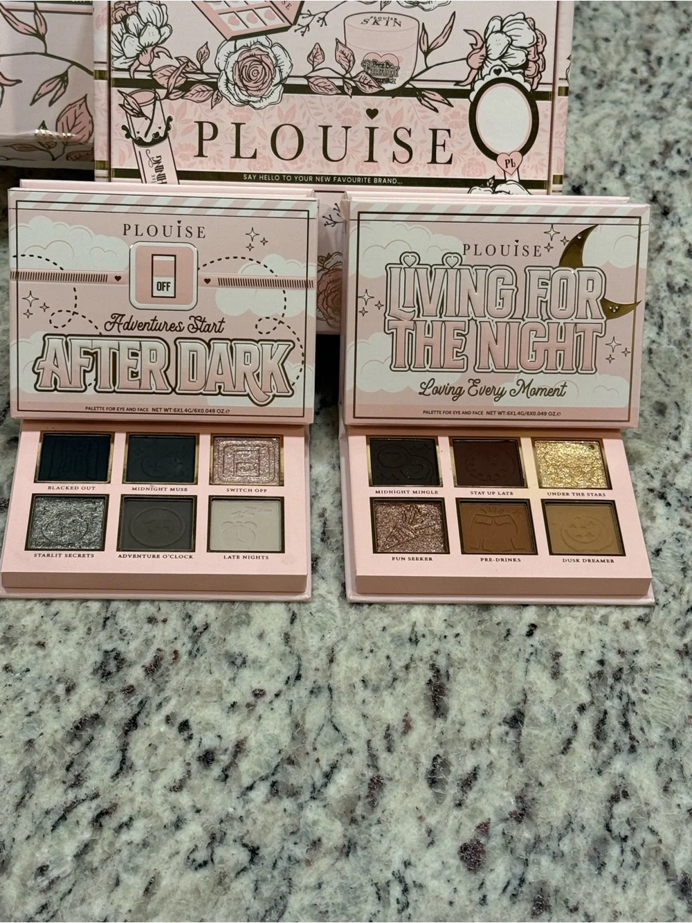P. Louis  After Dark & Living For The Night Eyeshadow DuoPalettes. NEW. SEE PICS